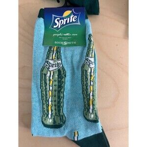 Mens or Womens Sprite bottle  Lime Soda Crew Socks One Size